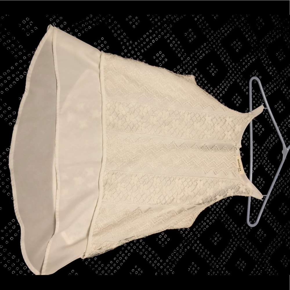 Cute white summer tank